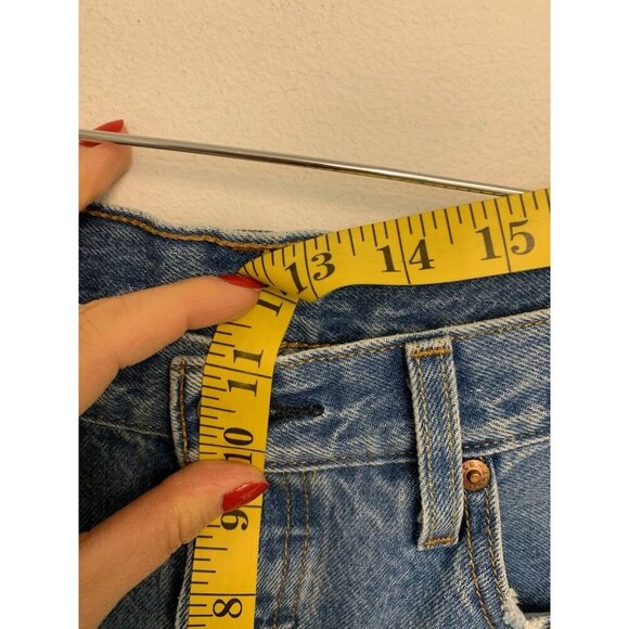 Levi's Premium Big E Button Fly Women's High-Rise 501 Jeans Sz W 28 L 30 Cotton - Picture 11 of 13